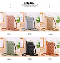 Luxury Women Small Crossbody Leather Clutch Pouch
