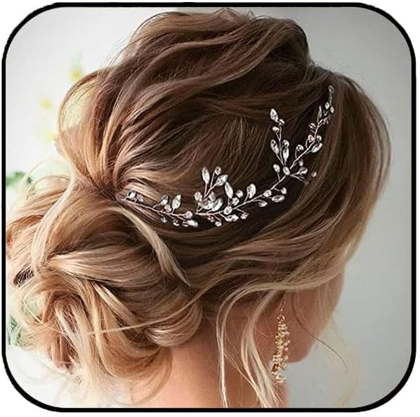 Elegant Crystal Vine Hair Comb