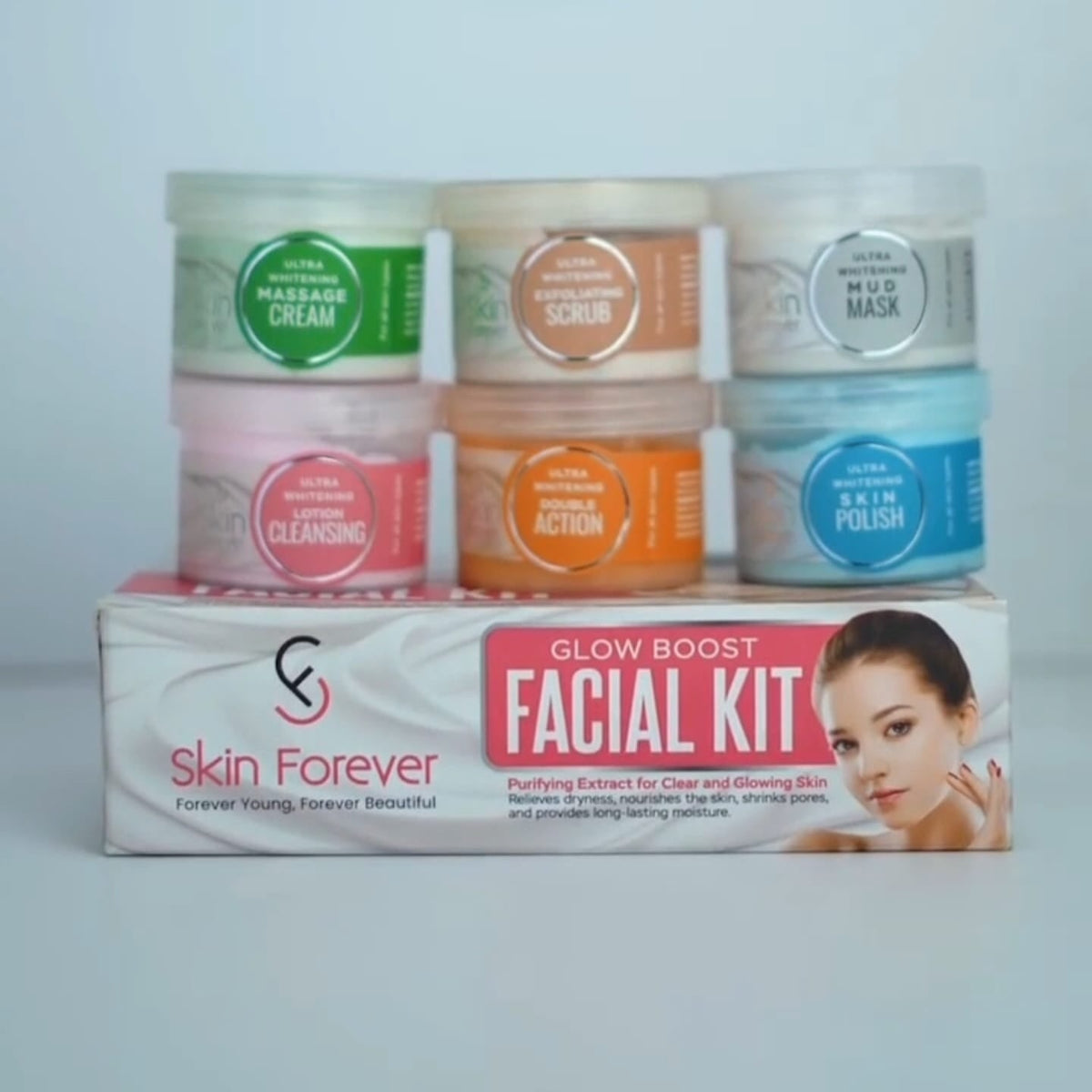 Skin Forever 6-Step Facial Kit – Salon Glow at Home