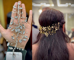 Elegant Crystal Vine Hair Comb